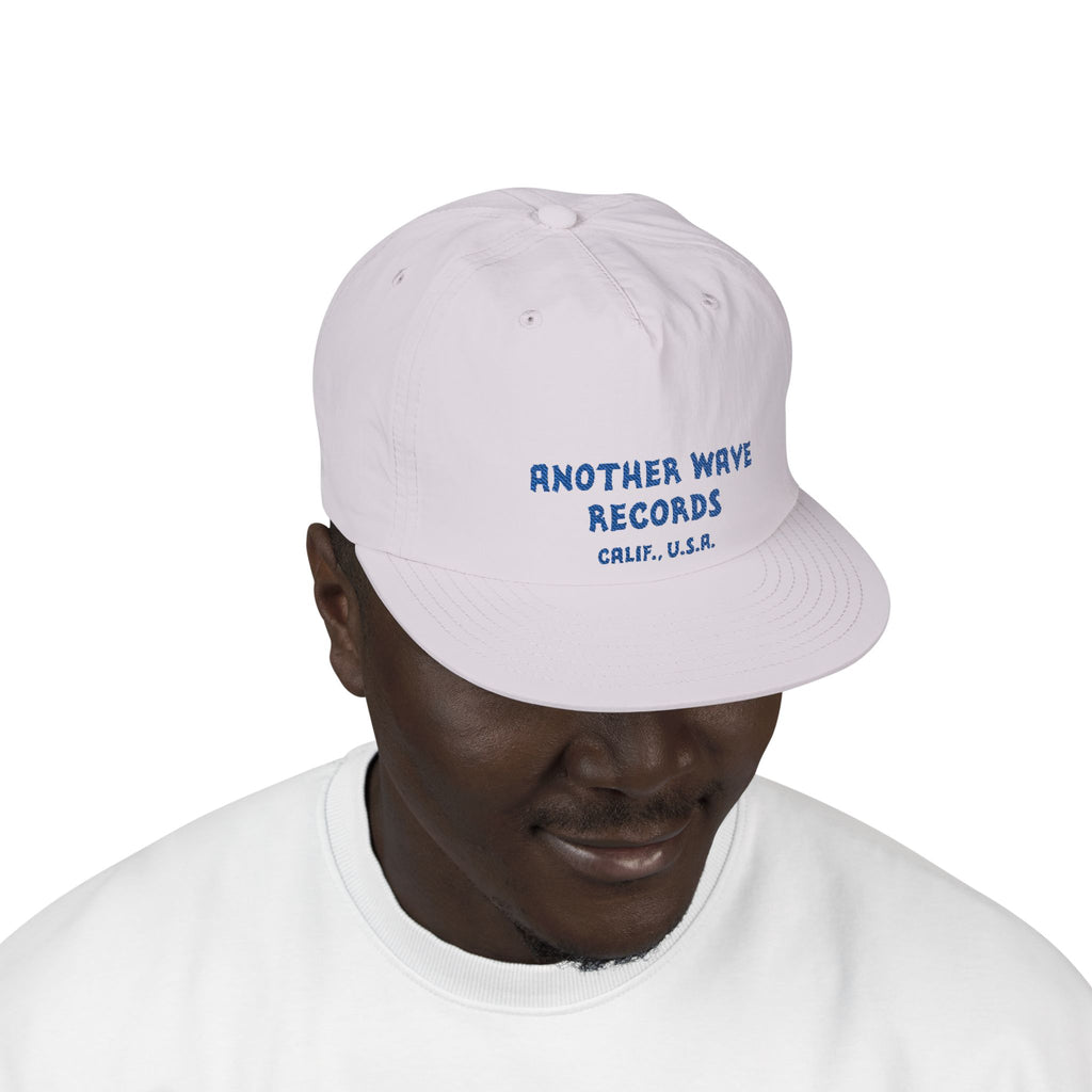 Another Wave Records Surf Cap – Blue Embroidery – Calif. U.S.A.