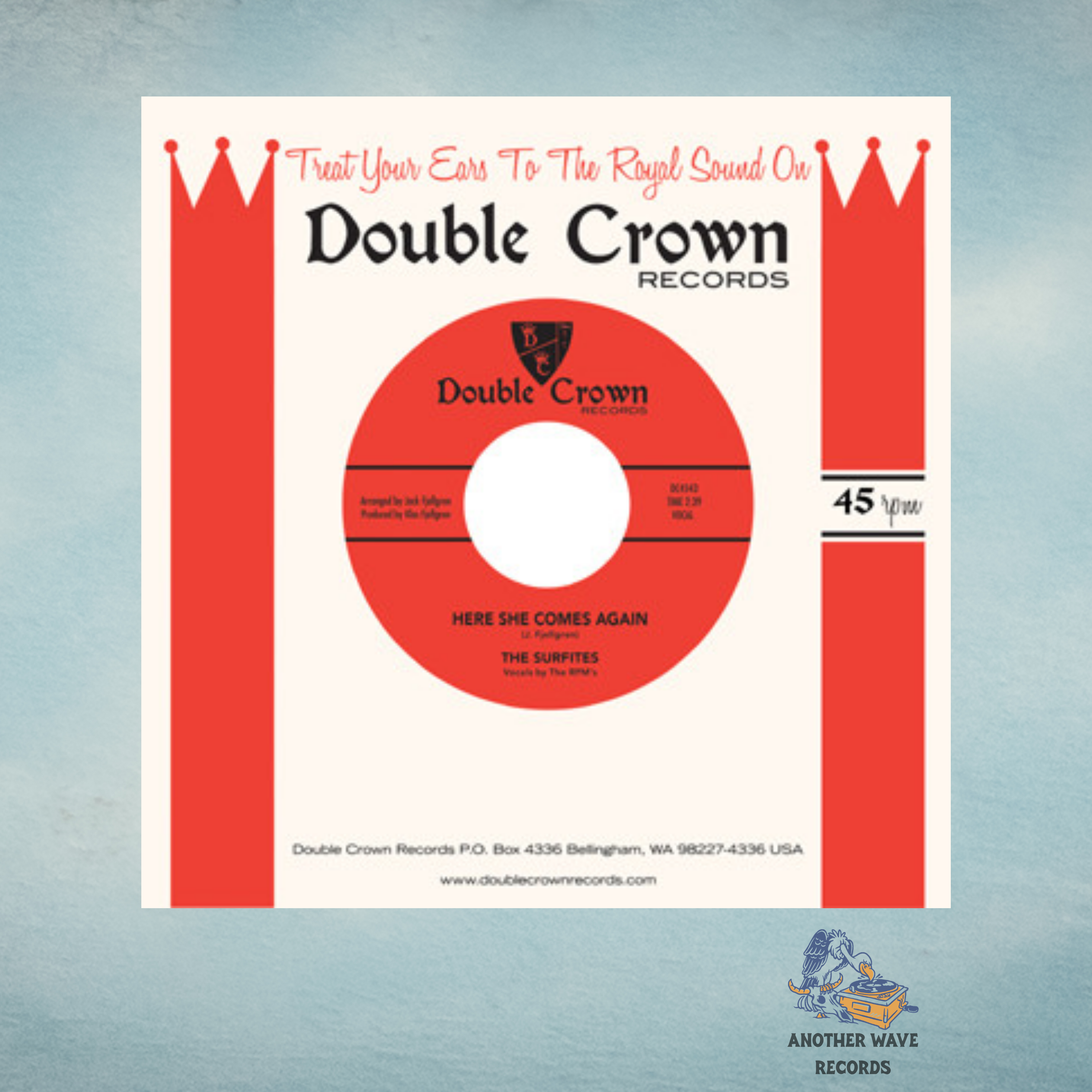 The Surfites - Here She Comes Again / Theme For Surfers 7"