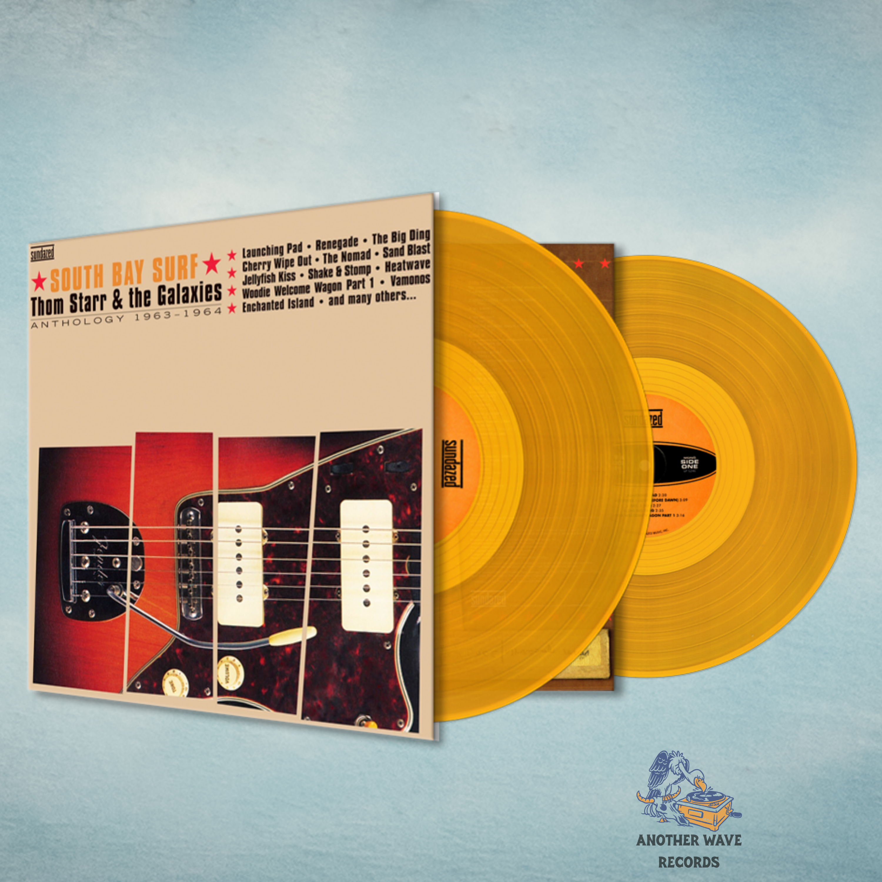 Thom Starr & The Galaxies – South Bay Surf: Anthology 1963-1964 2xLP (Gold Vinyl)