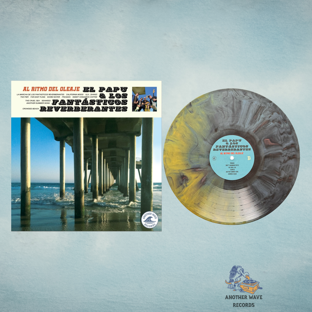 El Papu & Los Fantásticos Reverberantes – Al Ritmo del Oleaje (Surf Blue Vinyl LP)