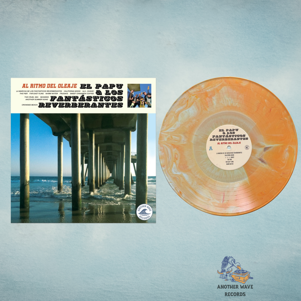 El Papu & Los Fantásticos Reverberantes – Al Ritmo del Oleaje (Surf Blue Vinyl LP)