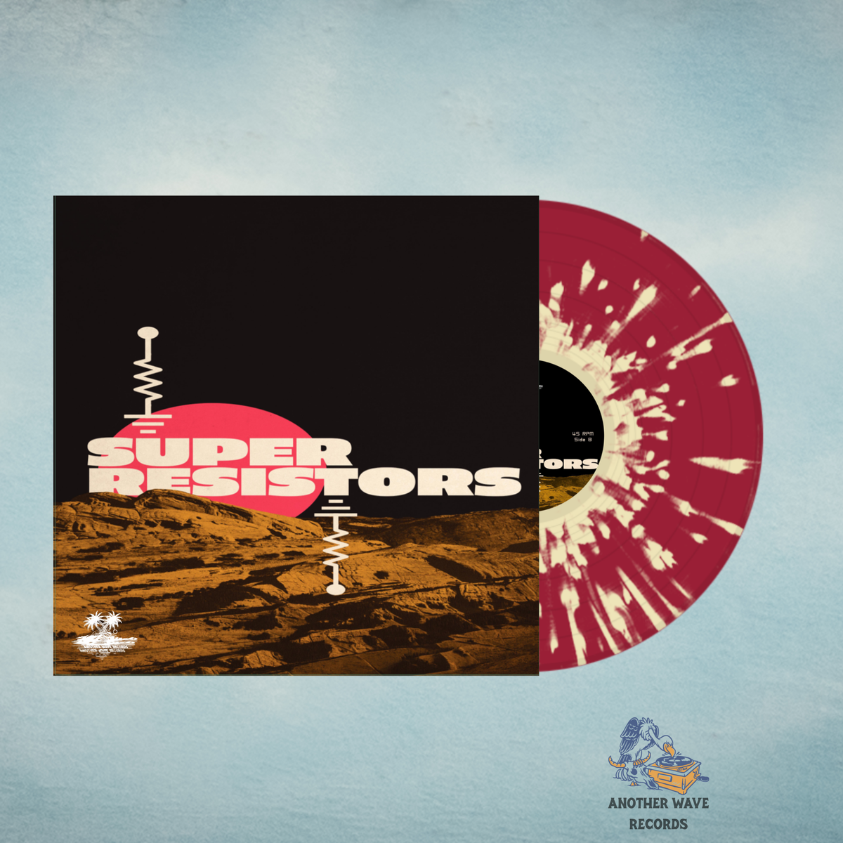 The Super Resistors LP (Magenta & Bone Splatter Vinyl)