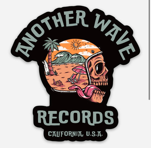 Another Wave Records – Flagship Logo Decal (Die-Cut)