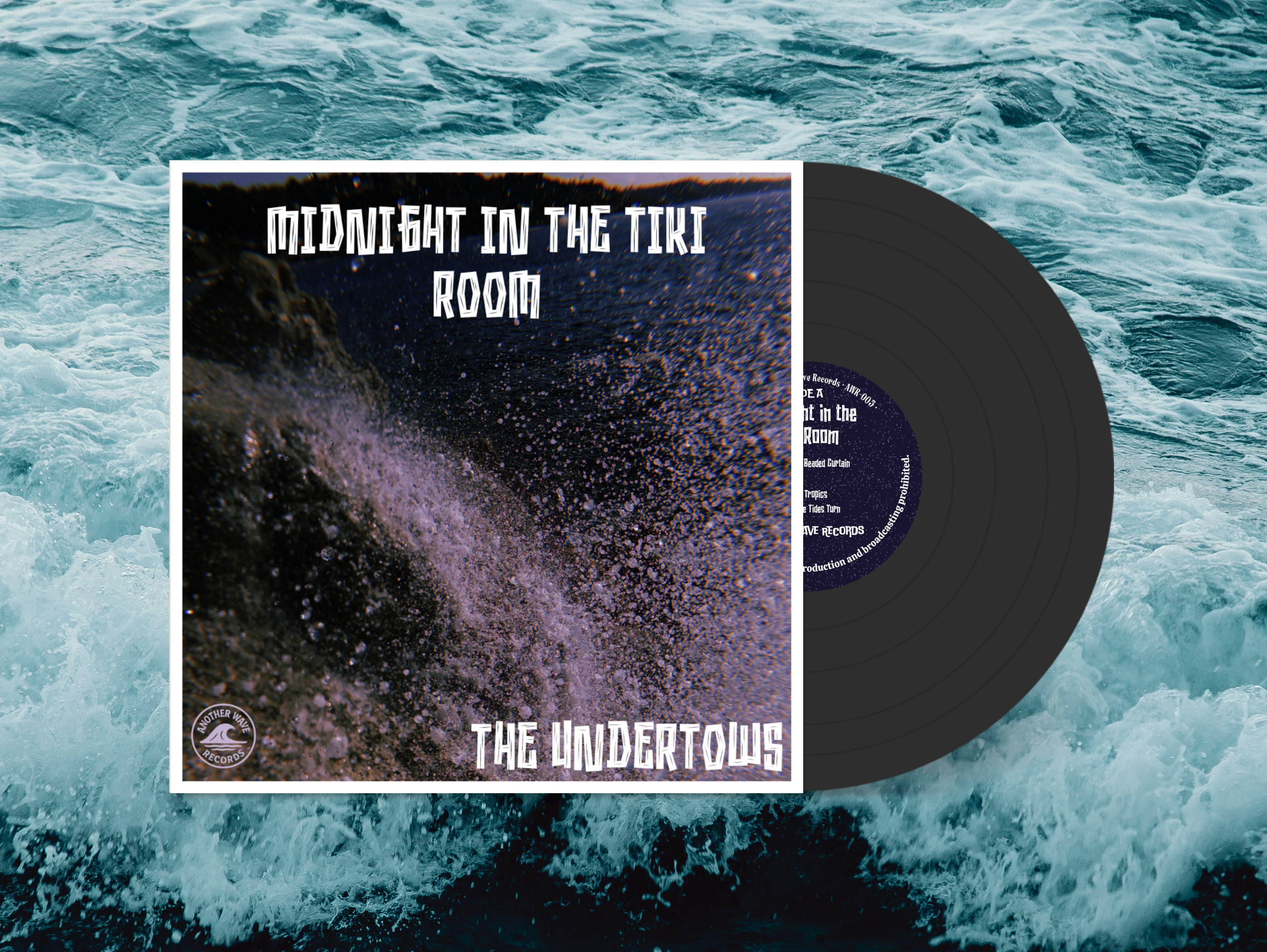 The Undertows – Midnight in the Tiki Room (1st pressing Vinyl LP)