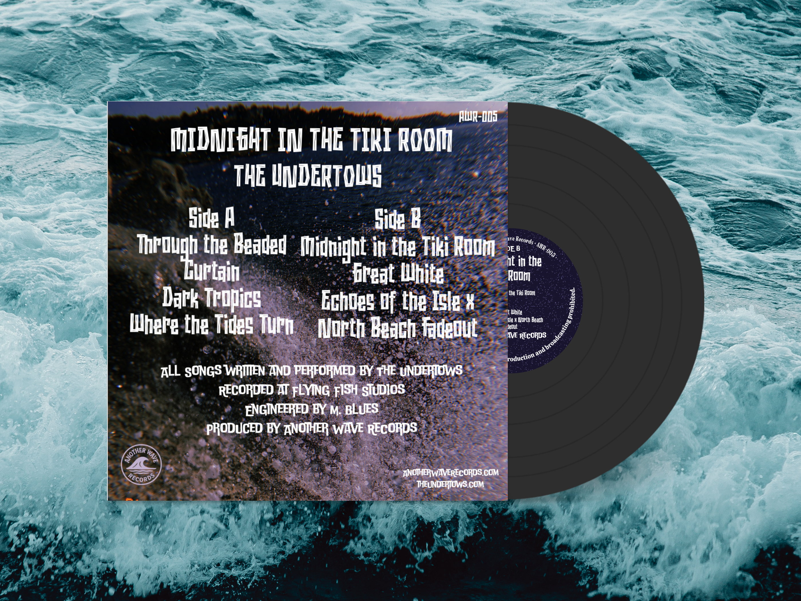 The Undertows – Midnight in the Tiki Room (1st pressing Vinyl LP)