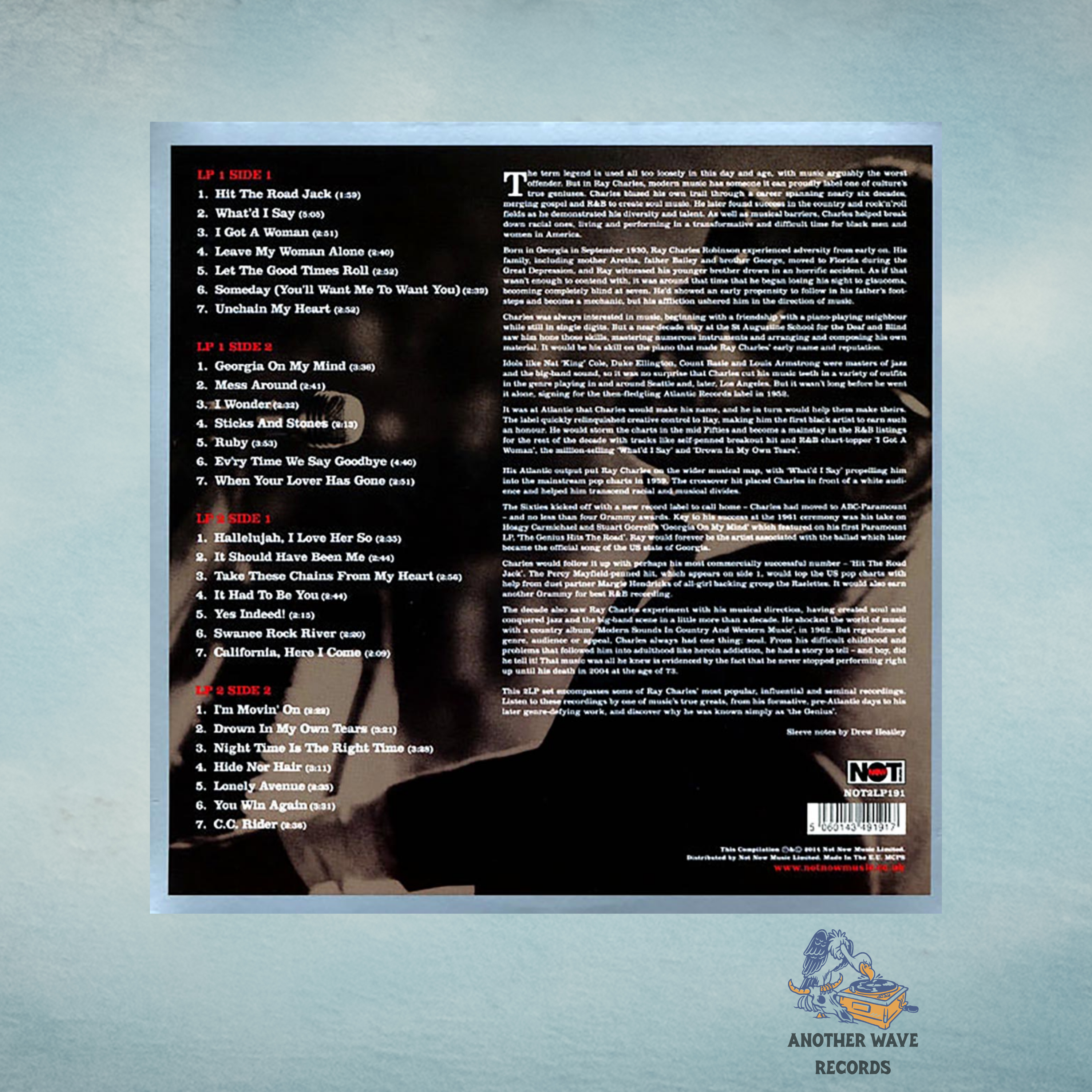 Ray Charles – The Ultimate Collection (2xLP 180-Gram Colored Vinyl)