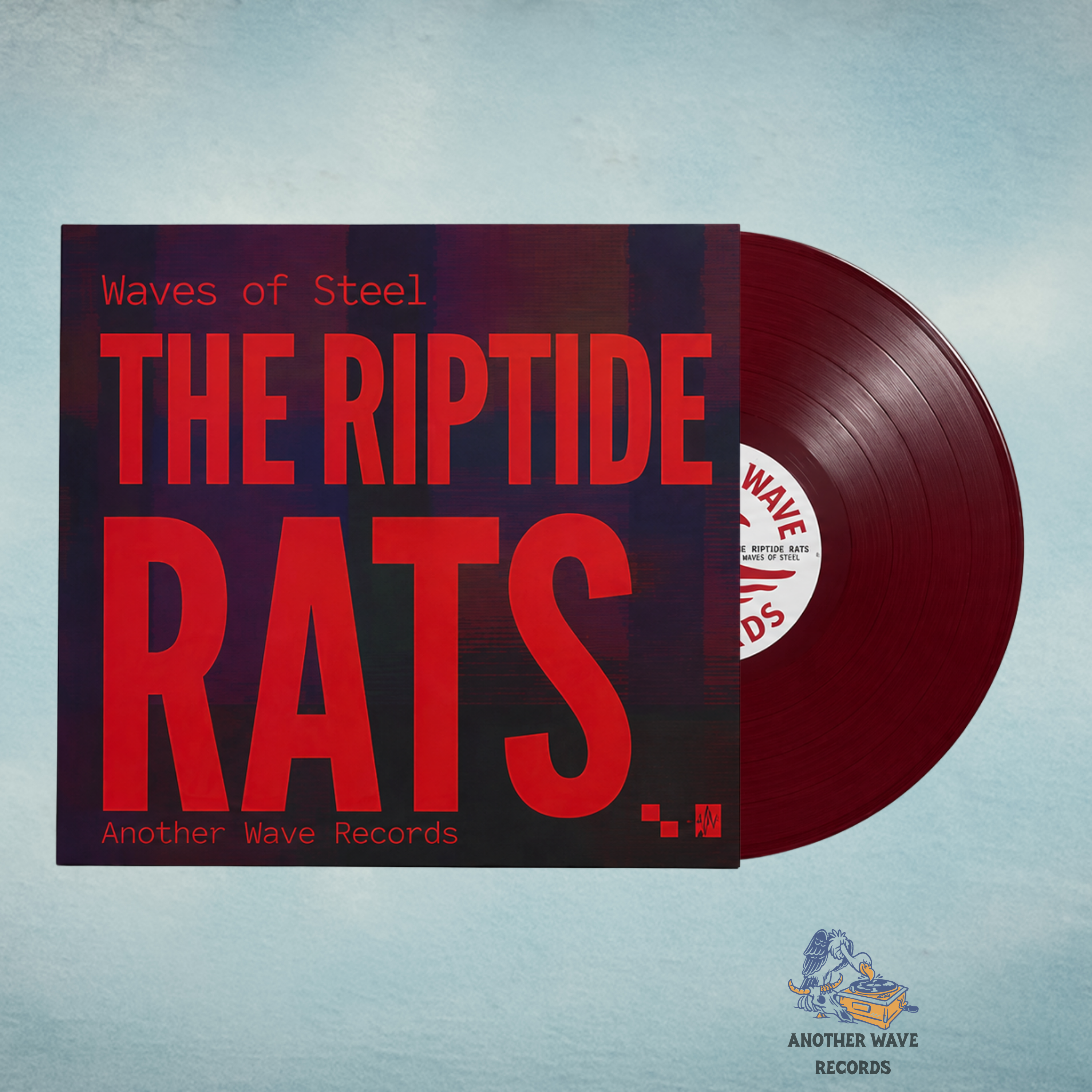 The Riptide Rats – Waves of Steel (Cherry Twang Red Vinyl, Pre-Order)