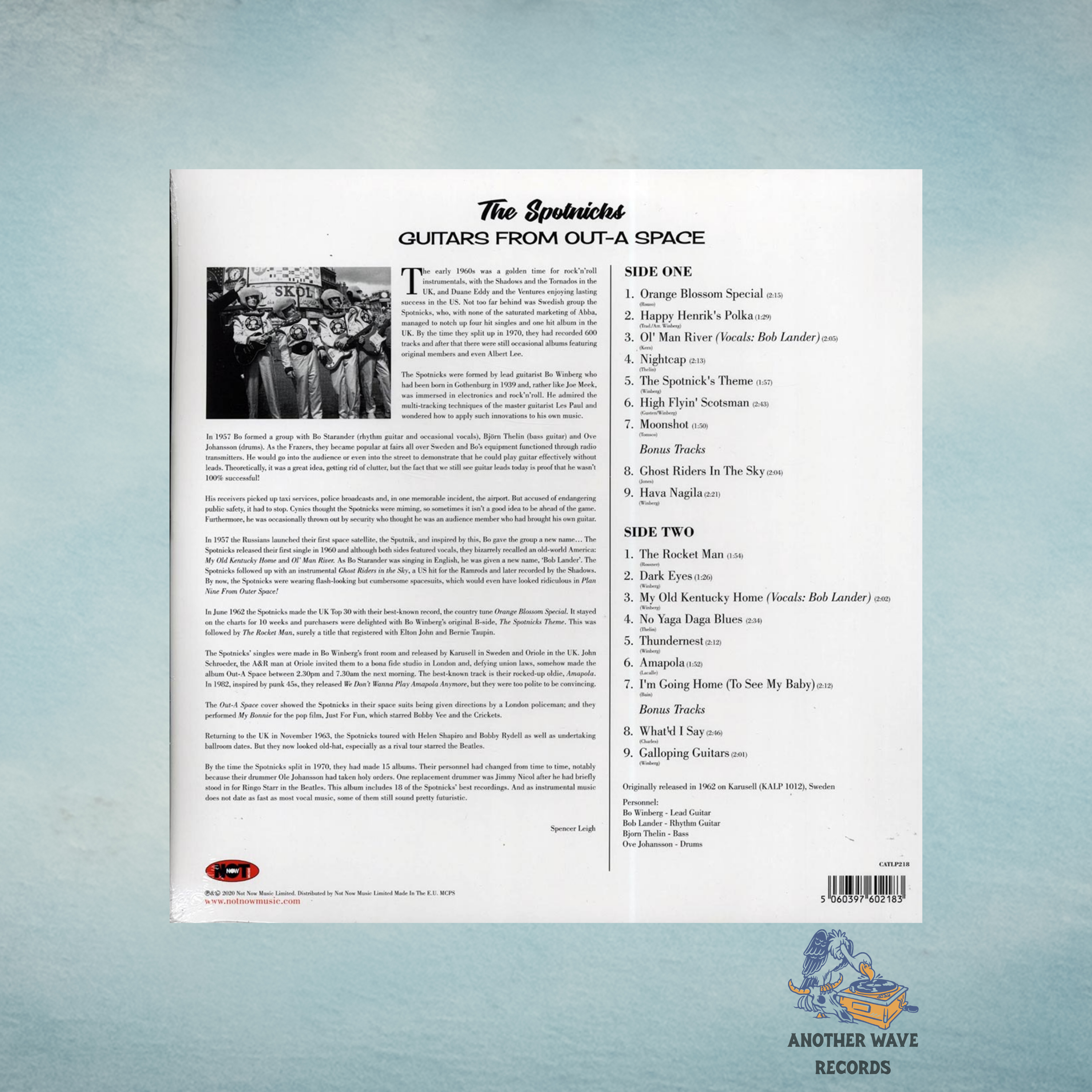 The Spotnicks – Guitars From Out-A Space (180g Vinyl LP)