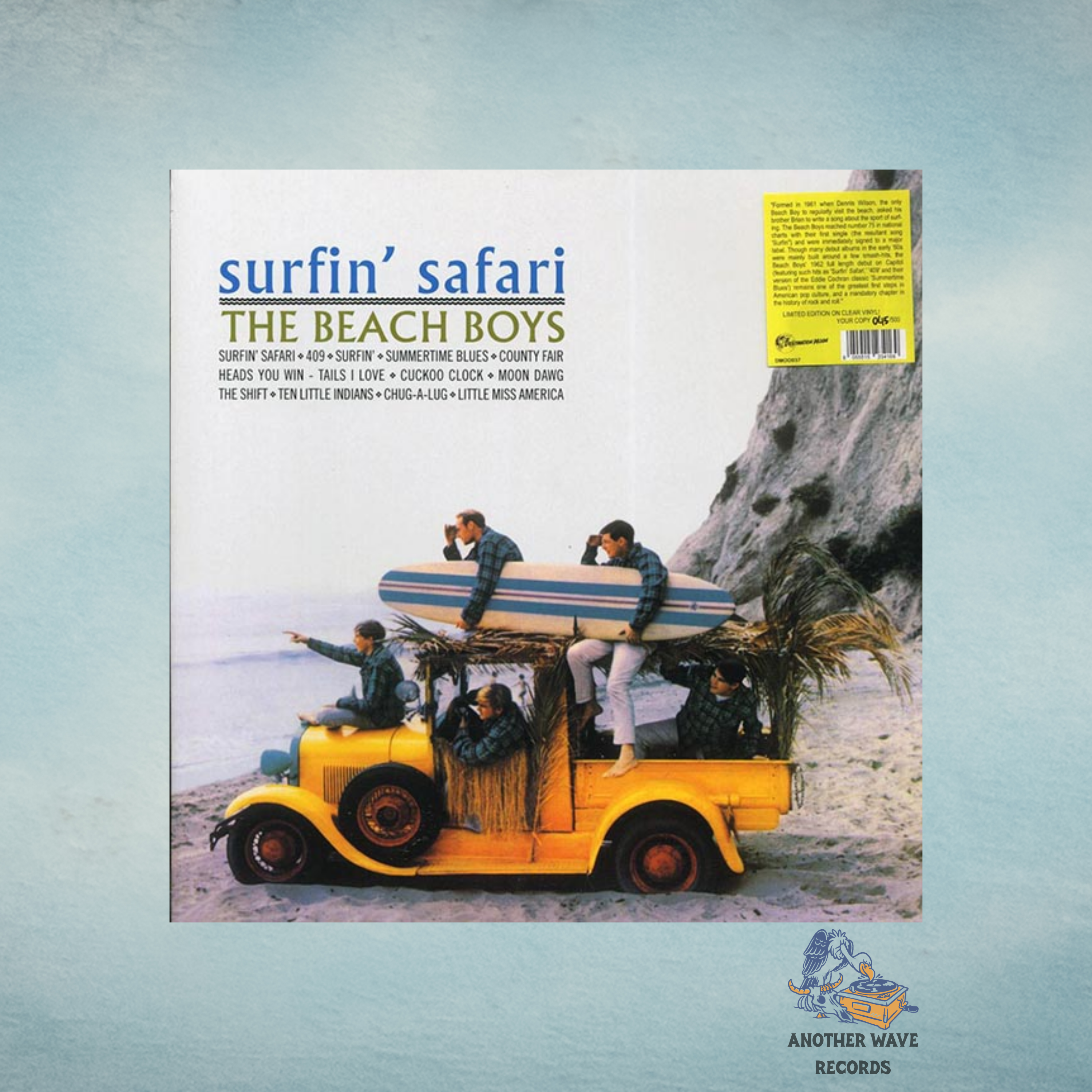 The Beach Boys – Surfin’ Safari (Limited Numbered Colored Vinyl LP, 500 Copies)