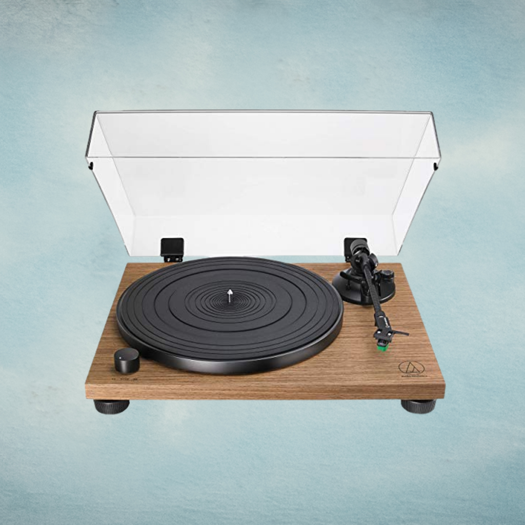 Audio-Technica AT-LPW40WN (Walnut) – Fully Manual Belt-Drive Turntable
